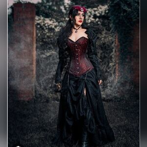 Victorian Goth vampire costume